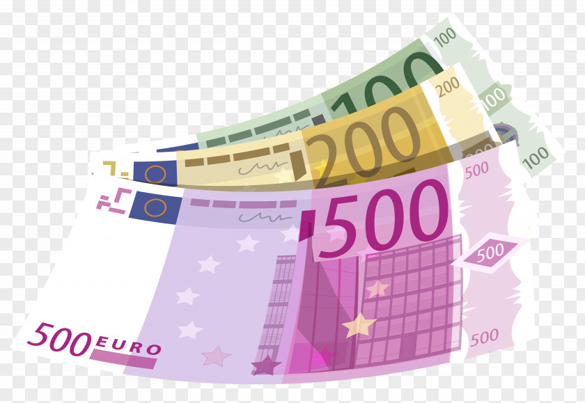 Euro Banknotes Clip Art PNG
