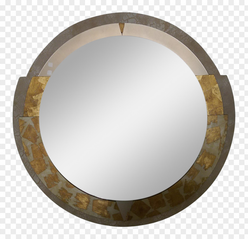 Mirror Bronze Antique Image Glass PNG