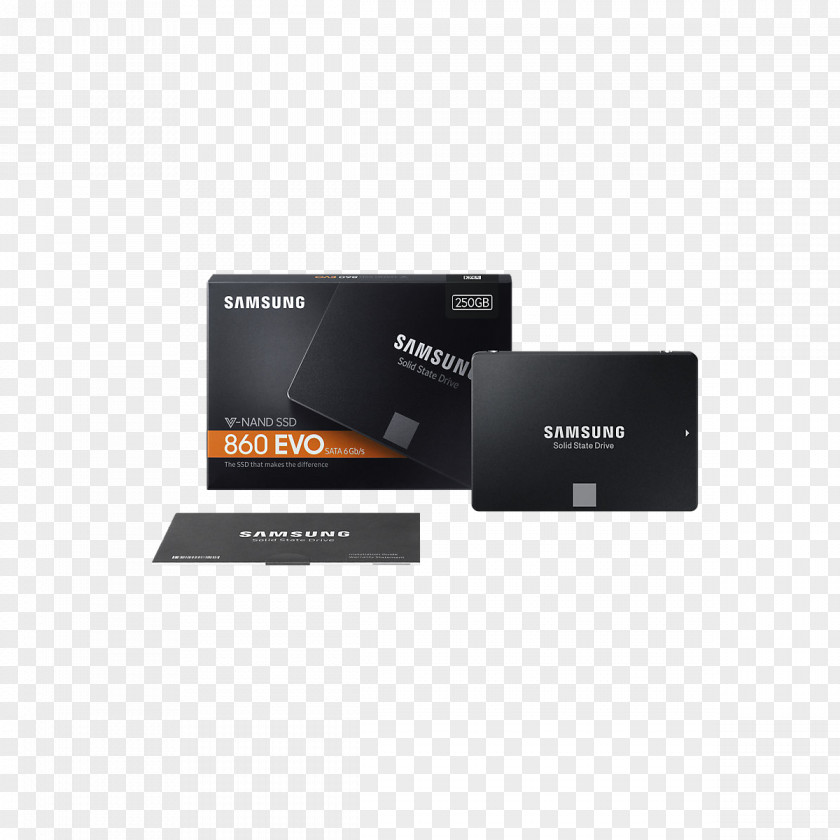 Samsung 860 EVO SSD 850 SAMSUNG Series M.2 2280 SATA III 3D NAND Internal Solid State Drive MZ-N6E Solid-state PNG