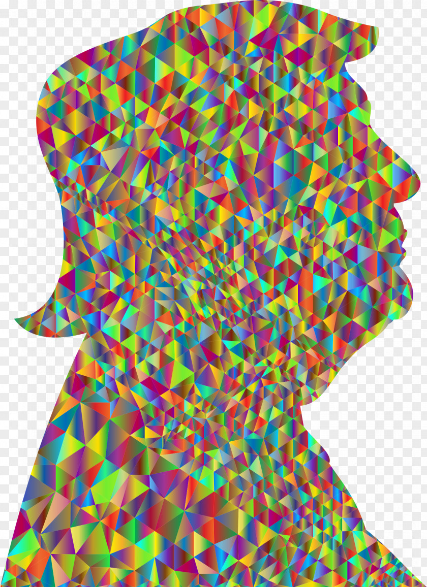Silhouette Low Poly Art Clip PNG