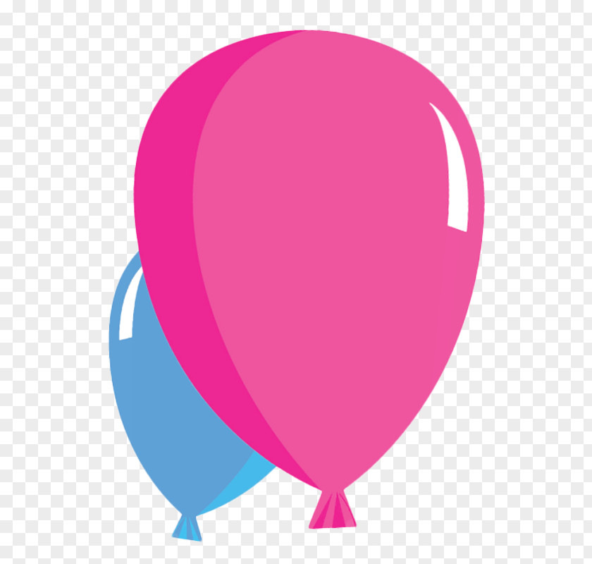 Balloon Blue Pink Clip Art PNG