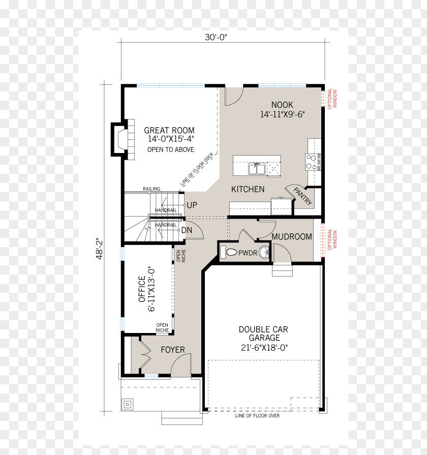 Bed Plan Floor Kanata Show House Cardel Homes PNG