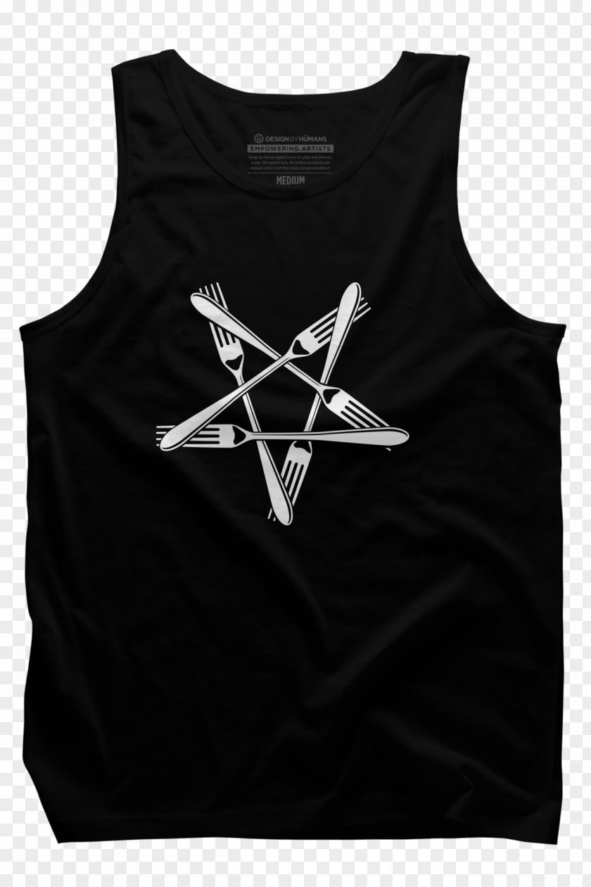 Pentagram Long-sleeved T-shirt Gilets Printed PNG