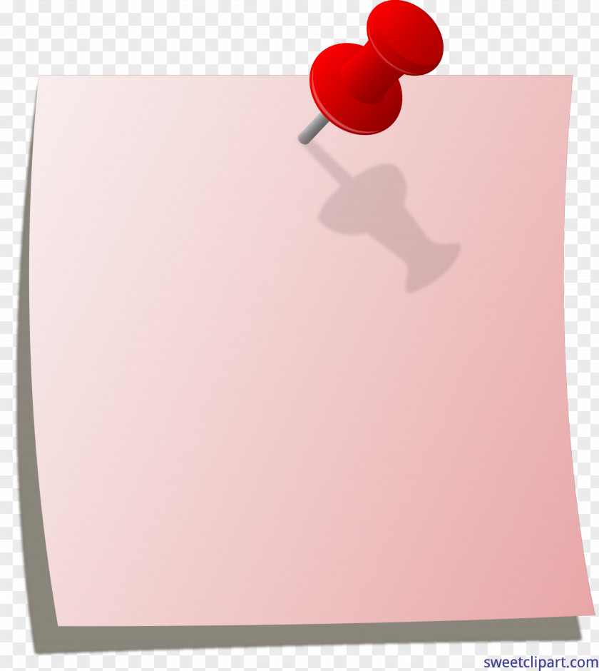 Pin Paper Post-it Note Drawing Clip Art PNG