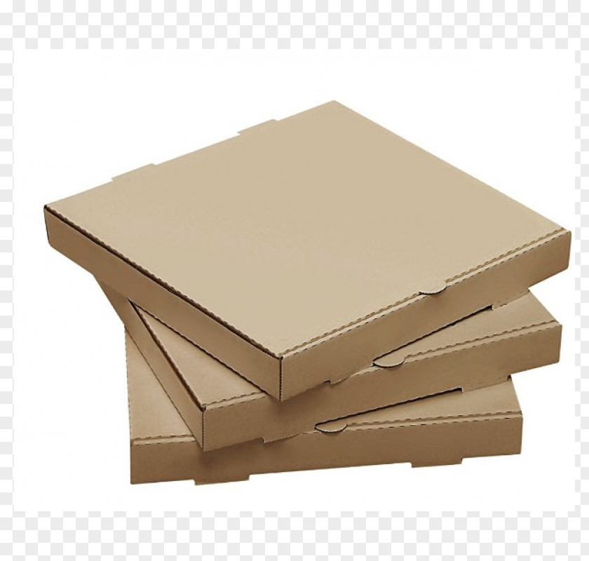 Pizza Box Packaging And Labeling Kraft Paper PNG