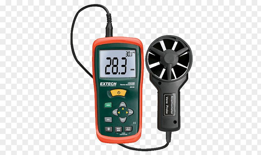 Termo Extech Instruments Anemometer Airflow Electronic Test Equipment Velocity PNG
