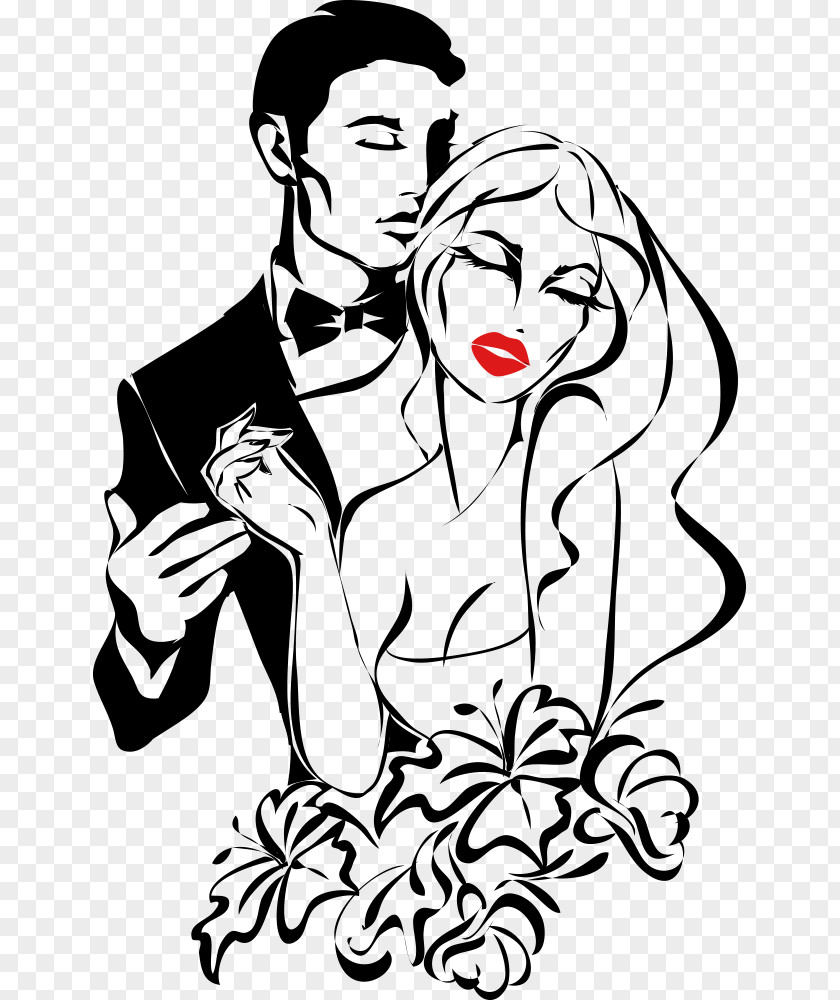 Bridegroom Cartoon Illustration PNG Illustration, sexy bride and groom clipart PNG