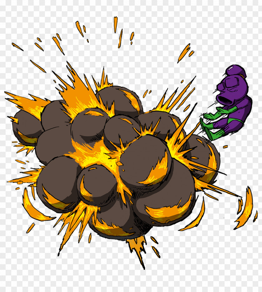 Explosion Insect Bee Gameplay PNG