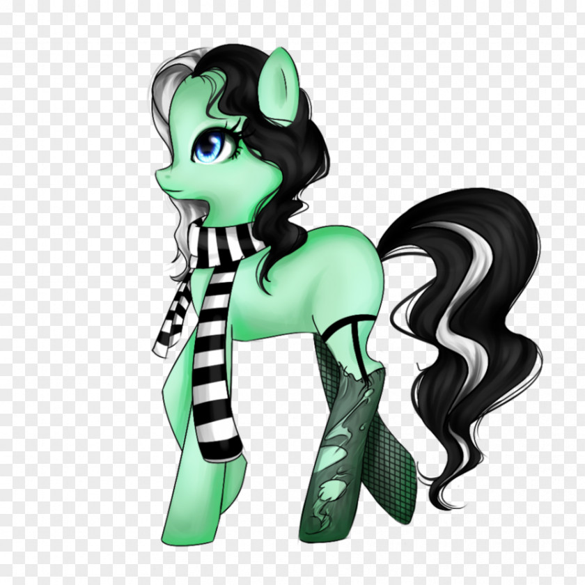 Green Stripes Horse Legendary Creature Animated Cartoon Yonni Meyer PNG