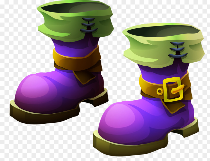 Purple Boots Boot PNG