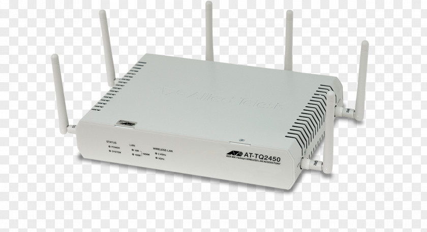 Radio Access Point Allied Telesis AT TQ2450 Drahtlose Basisstation 802.11a/b/g/n Dualband Wireless LANOthers Points PNG