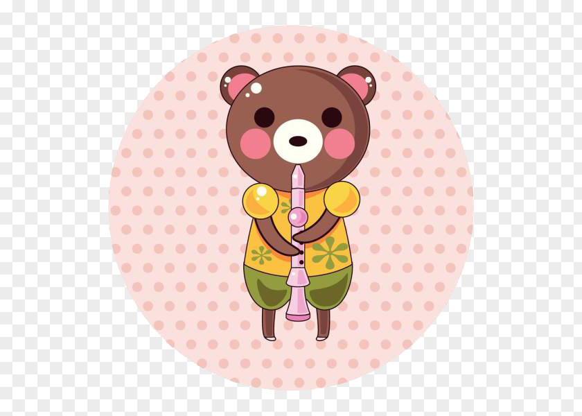 Cartoon Pink Bear Material Photography Royalty-free Clip Art PNG