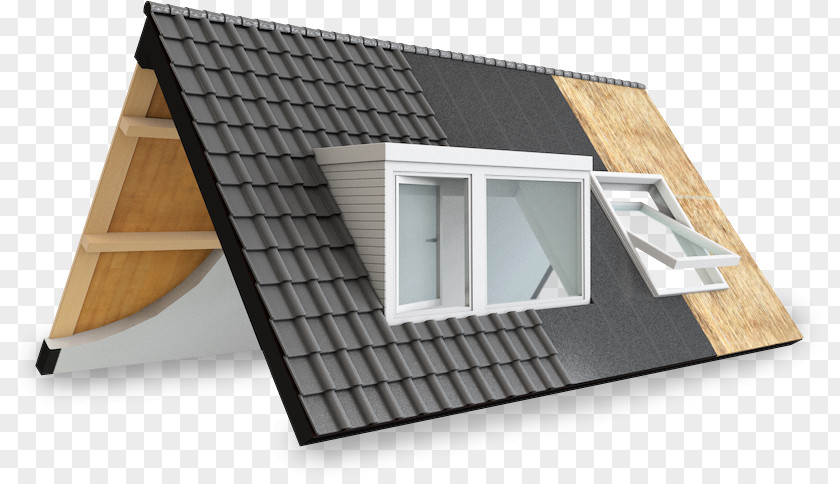 House Facade Roof Daylighting PNG
