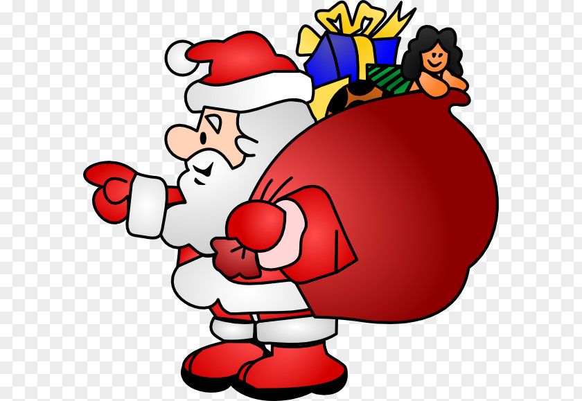 Santa Claus Clipart Christmas Child Party Pixabay PNG