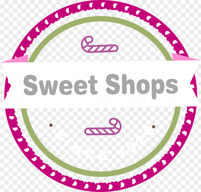Sweet Pink Round Store Label Arabesque Royalty-free Clip Art PNG