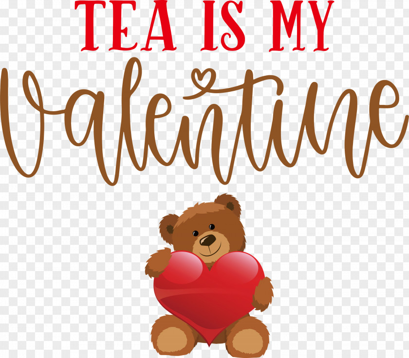 Tea Is My Valentine Valentines Day PNG