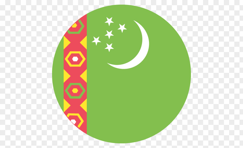 Turkmen Sign Flag Of Turkmenistan Clip Art Symbol PNG