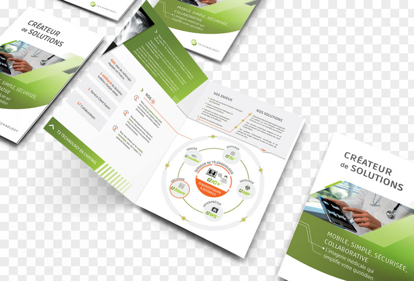 Web Technology Platelet Digital Agency Brochure PNG