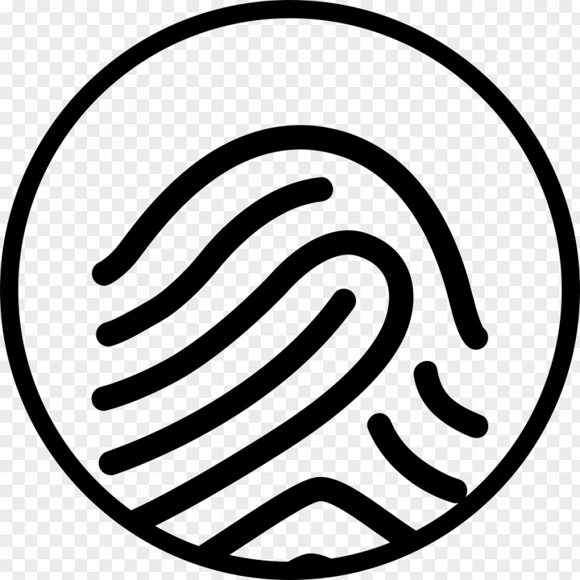 Asimetric Illustration Fingerprint Scanner Share Icon Image PNG
