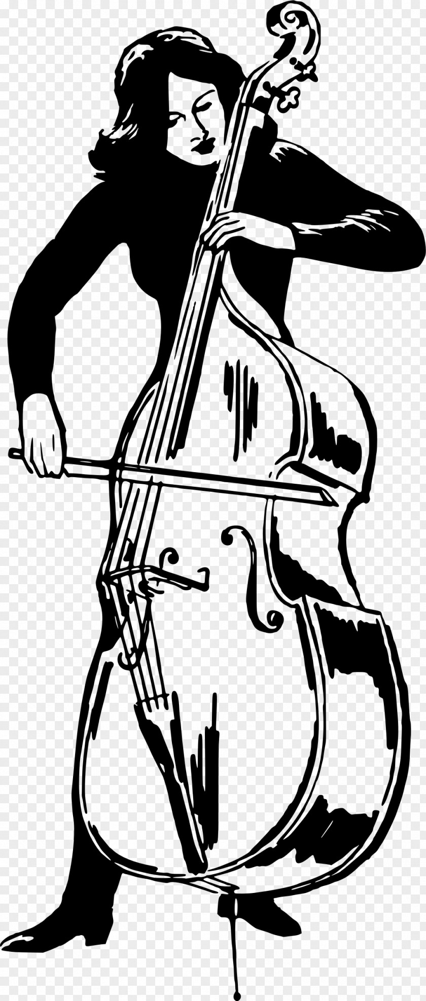 Bass Double Violin Cello Clip Art PNG