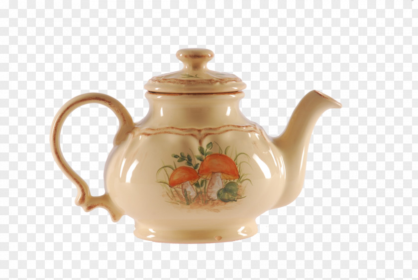 BEC Ceramic Pottery Teapot Handicraft Baroque PNG