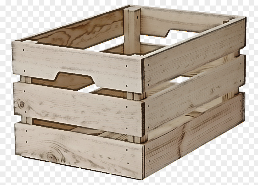 Drawer Hardwood Box Wood Crate Beige Plywood PNG