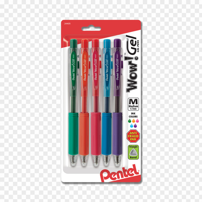 Pen Ballpoint Gel Pentel EnerGel Deluxe RTX Liquid PNG