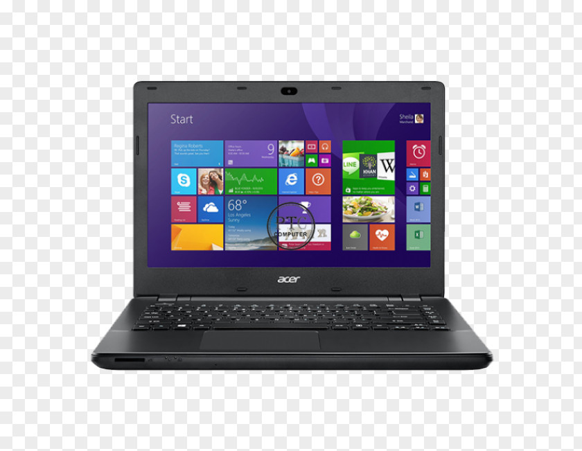 Penh Clipart Laptop Acer Aspire Celeron Computer PNG