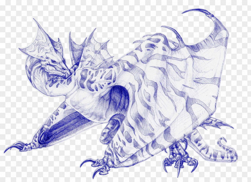 Totem Tattoo Dragon Drawing Wyvern Art Sketch PNG