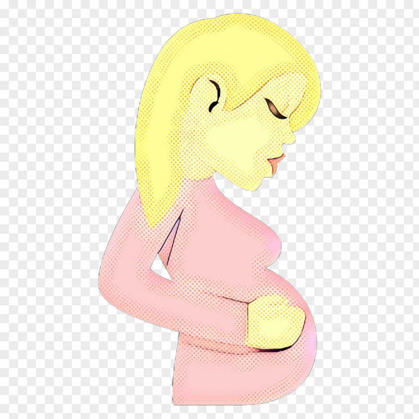 Animation Toy Yellow Cartoon Pink Head Wig PNG