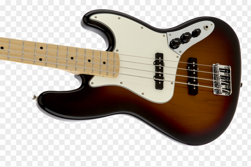 Bass Guitar Fender Standard Jazz Fingerboard Sunburst PNG