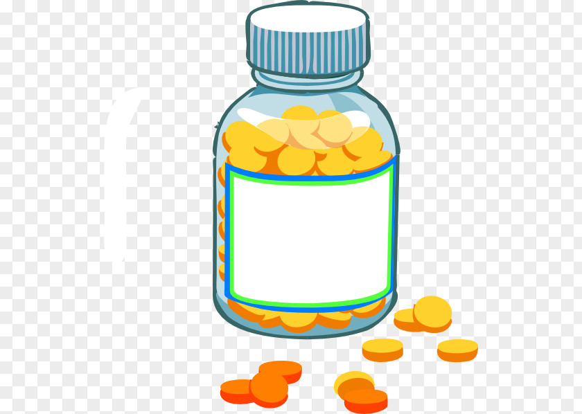 Cartoon Medicine Bottle Pharmaceutical Drug Tablet Medical Prescription Clip Art PNG