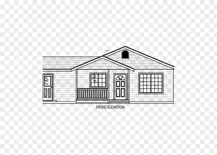 M FacadeBed Elevation Architecture Design House Black & White PNG