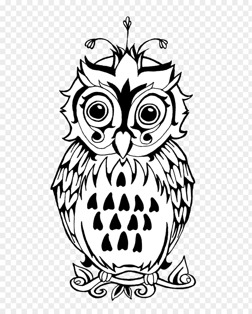 Motifs Vector Owl Bird Drawing Visual Arts PNG