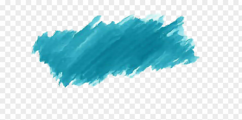 Paint Watercolor Painting Transparent Blue Pinceau à Aquarelle PNG