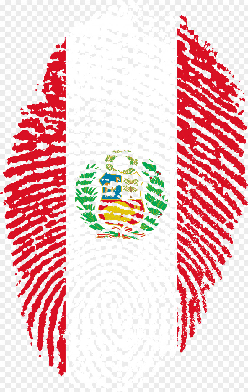 Peru Flag Of Fingerprint Italy PNG
