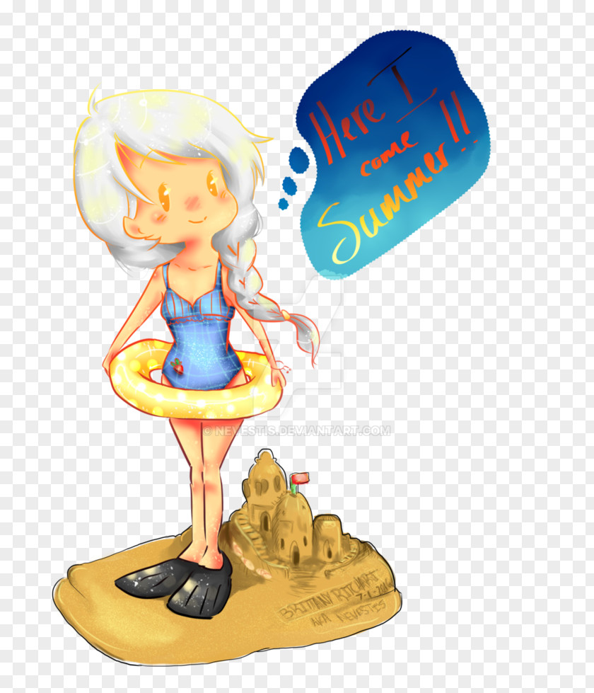 Summer. Summer Time Character Fiction Clip Art PNG