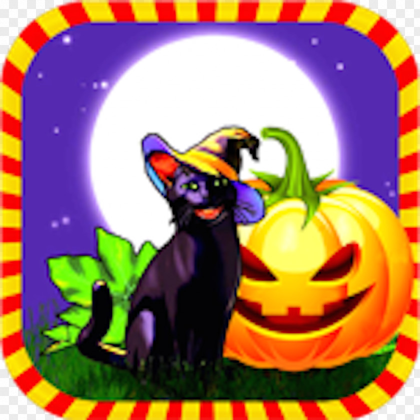 Cat Whiskers Black Halloween PNG