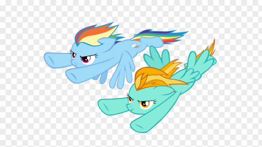 Rainbow Pony Dash Lightning Dust Image PNG