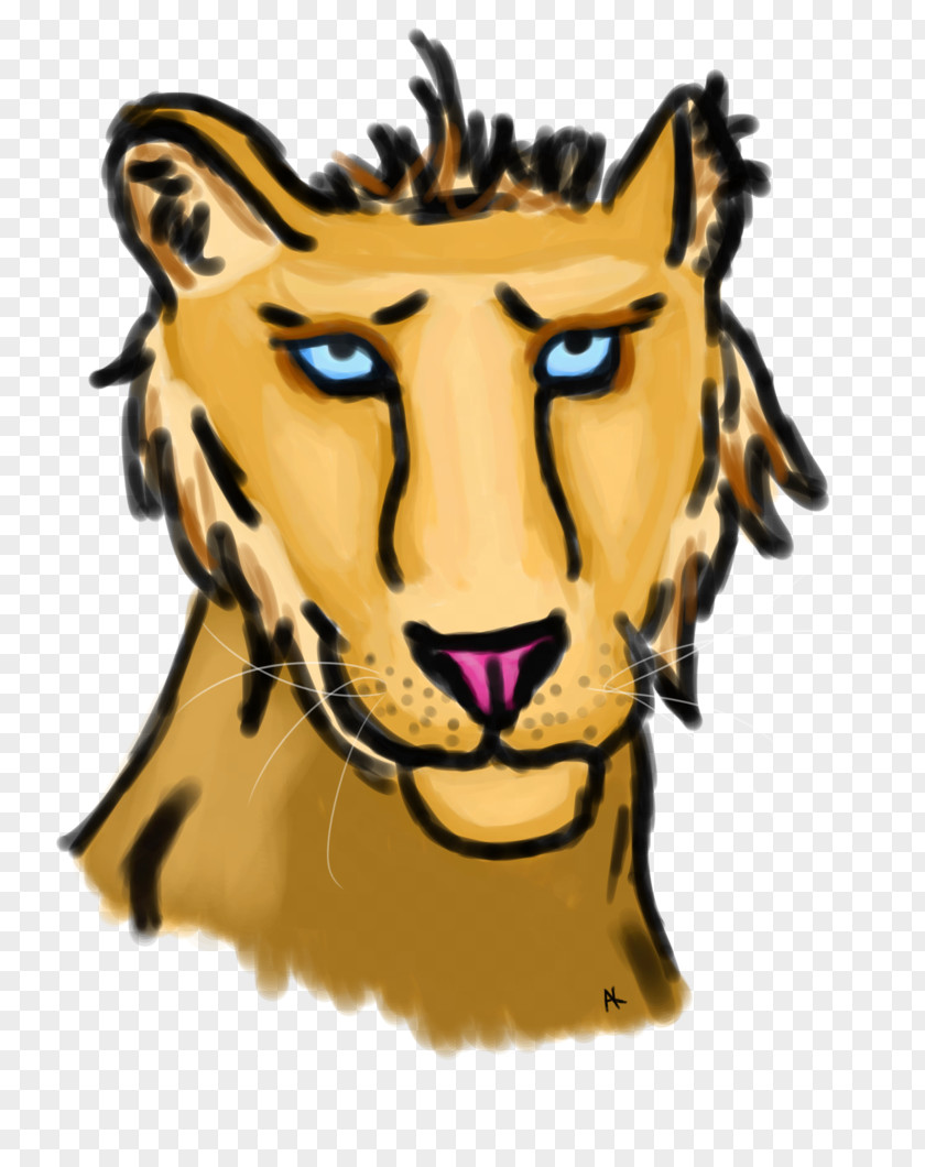 Tiger Lion Whiskers Clip Art PNG