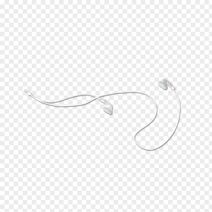 White Headphones Black And Pattern PNG