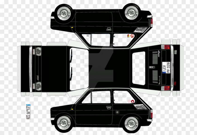 Car Fiat 126 Paper Lamborghini PNG