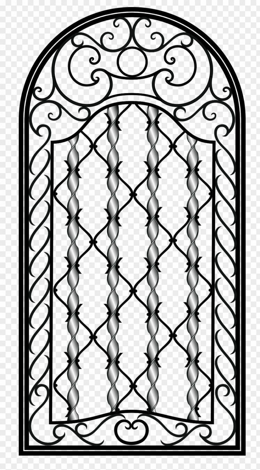 Classic Balcony Fence Window Wrought Iron Euclidean Vector PNG