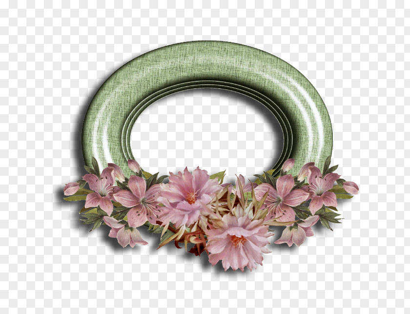 Design Floral Wreath Petal Picture Frames PNG