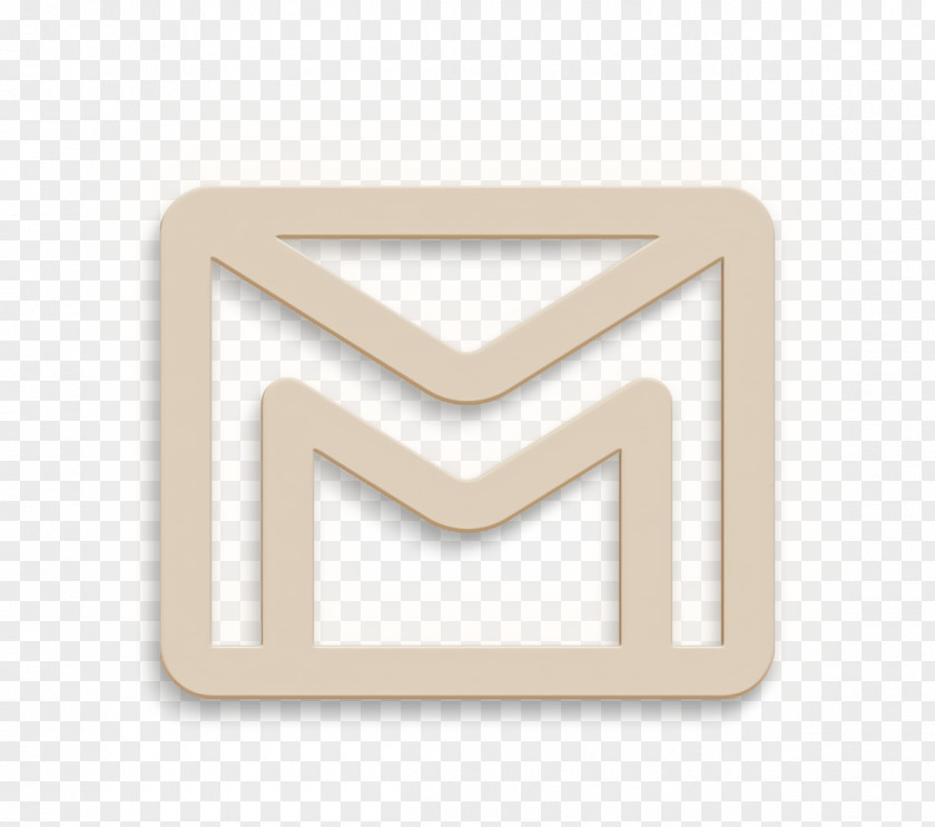 Gmail Icon Social Media Outline PNG