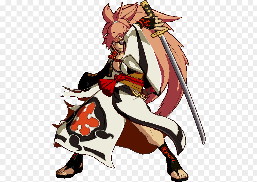 Guilty Gear Xrd Baiken Drawing Arcade Game PNG