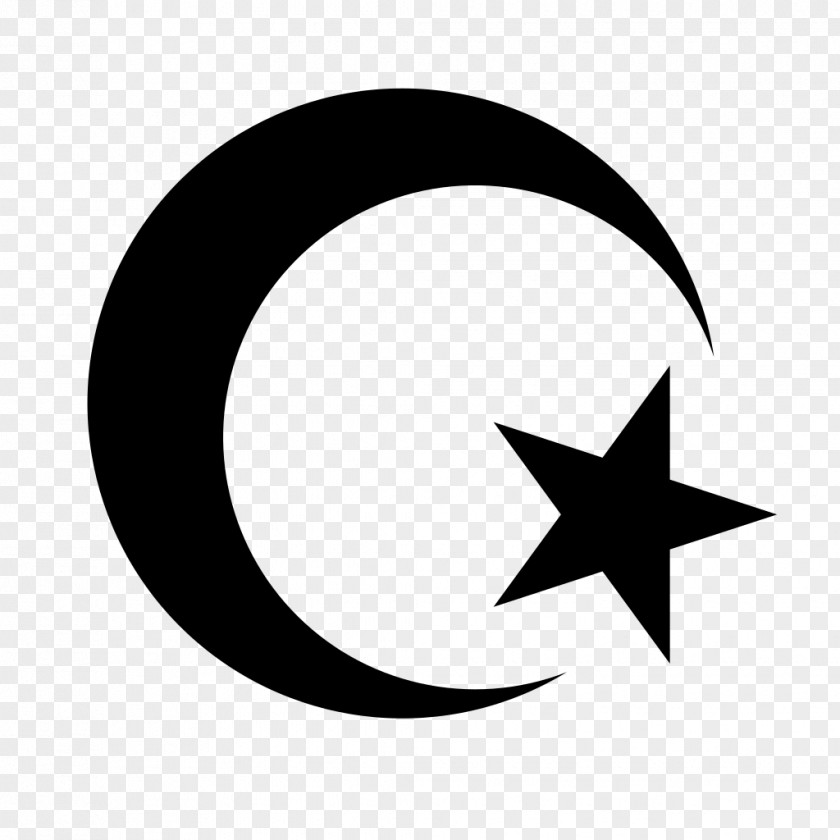 Headstone Star And Crescent Symbols Of Islam PNG