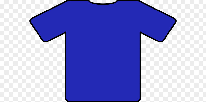 Plain T-shirt Sleeve Blue Clip Art PNG