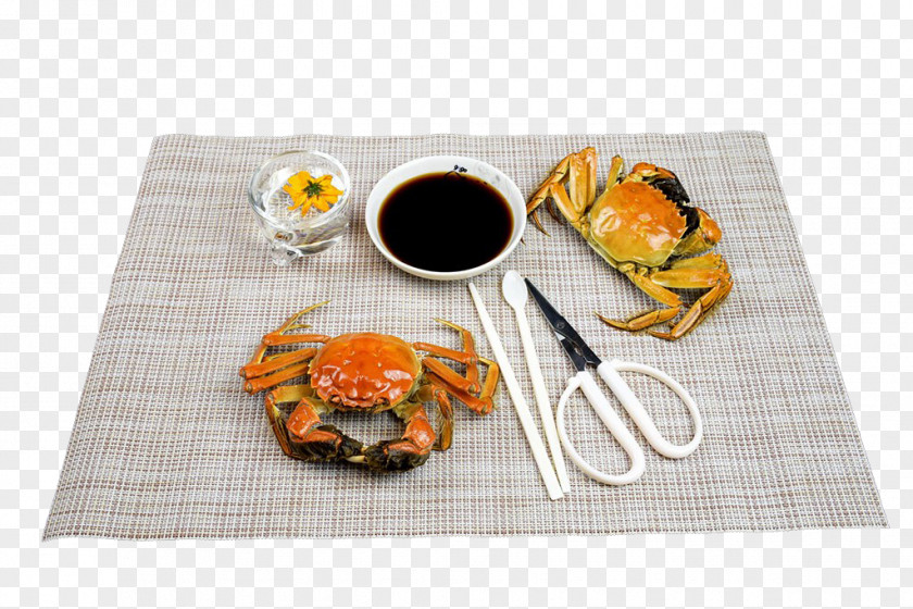 Crabs Chinese Mitten Crab Seafood Breakfast Eating PNG