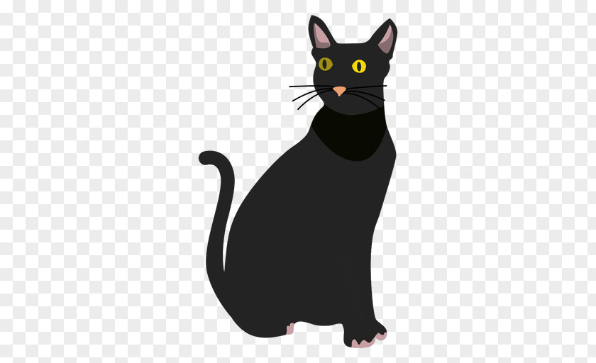 Kitten Bombay Cat Black Domestic Short-haired Illustration PNG